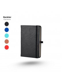 Mini Cep Boy Termo Deri Kapaklı Tarihsiz Defter